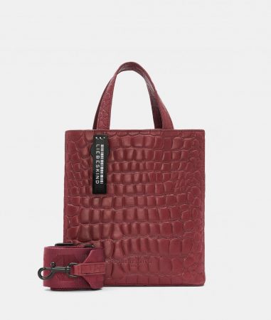liebeskind Handtaschen | Damen Kroko Paper Bag Tote S Pink